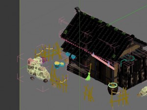 game model - the city ordinary residential 05 3D 모델