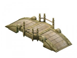 game model - city stone bridge 3D Model