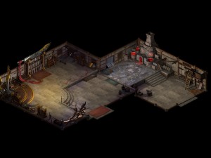 game model - the interior of the city blacksmith 3D Model