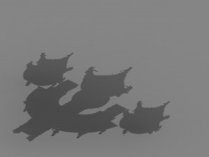 game model - the city main city of illusion 3D Model