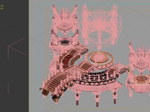 game model - the city main city of illusion 3D Model