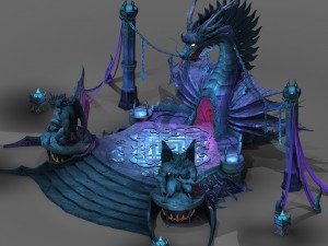 game model - send - dragon shape 3D Model