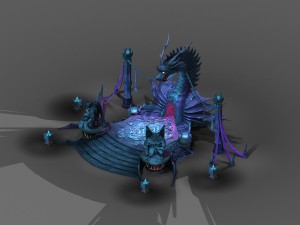 game model - send - dragon shape 3D Model