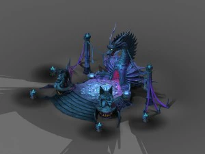 game model - send - dragon shape 3D Model