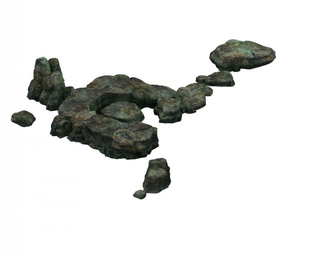 game model - size stones fish flies 3D मॉडल .c4d .max .obj .3ds .fbx .stl .blend 