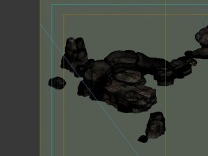 game model - size stones fish flies 3D मॉडल