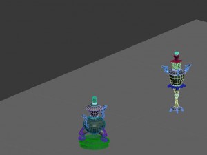 game model - taoist martial art bronze lamp and sm 3D Model