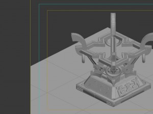 game model - underground palace of death palace 3Dモデル