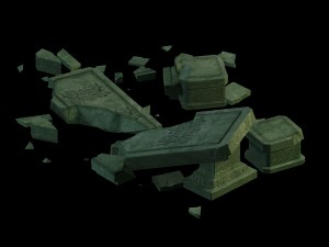game model - earth palace gongquan palace broken s Modelo 3D