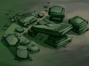 game model - earth palace gongquan palace broken s 3D-Modell