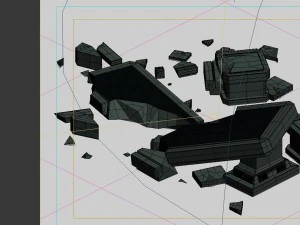 game model - earth palace gongquan palace broken s 3D Model