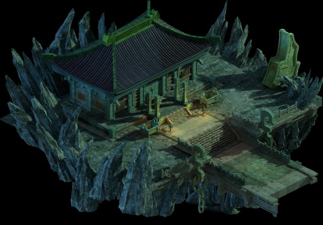 game model - palace of the imperial palace Modèle 3D .c4d .max .obj .3ds .fbx .stl .blend 