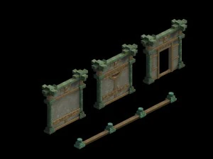 modelo de jogo - palácio do palácio do palácio de Modelo 3D
