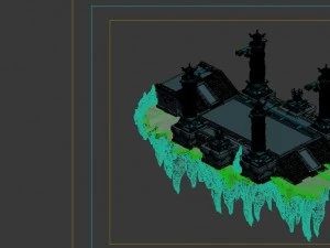 game model - the third floor of the underground pa 3D Model