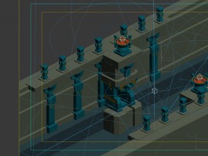game model - palace palace area four sage palace w Modello 3D