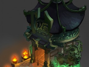 game model - the entrance to the underground palac 3D मॉडल