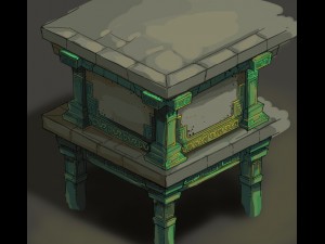 game model - the submarine base connection 3D Model