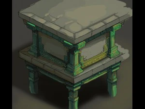 game model - the submarine base connection 3D Model
