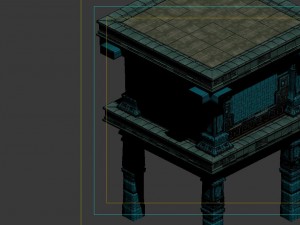 game model - the submarine base connection 3D Model