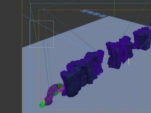 game model - cave wall 3D 模型