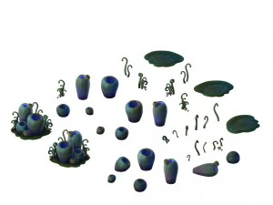 game models - poison valley scene - hemlock cong 0 3D Model