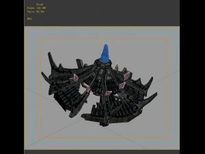 game model - ruins 01 3D Model