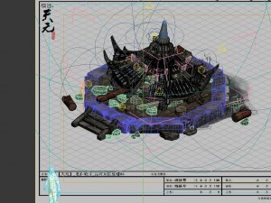 game model - ruins 03 3D-Modell