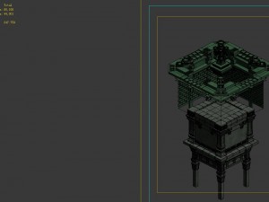 game model - palace square 3D 모델