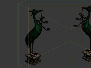 game model - tomb of the crane light figurines 3D Model
