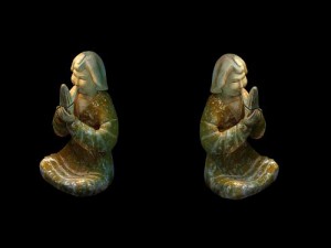 game model - tomb objects people stone carving Modelo 3D