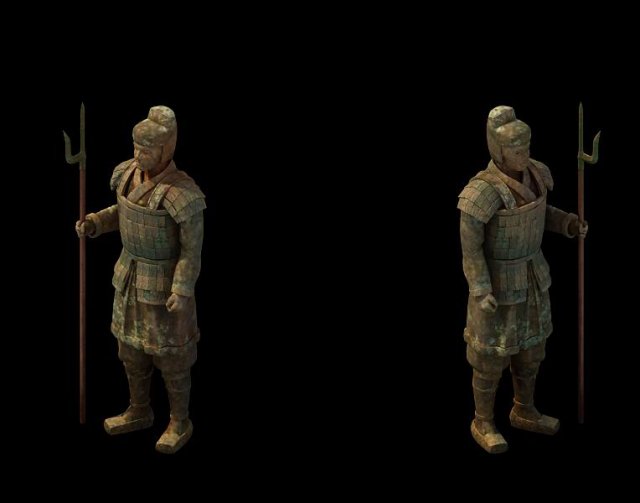 game model - tomb of the terracotta warriors 3D Модель .c4d .max .obj .3ds .fbx .stl .blend