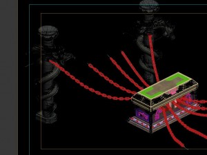 game model - the tomb of the chain locked in the s 3D Модель