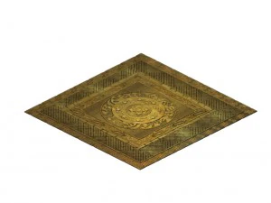 ігрова модель - надгробок різьблений камінь різьблена поверхня 3D Модель