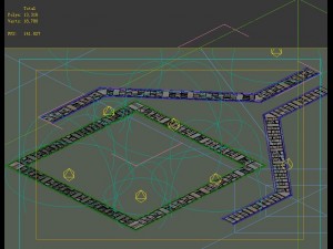 game model - tombstone carved stone carved surface 3D 모델