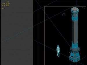 game model - tombstone column 3D Model