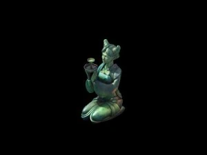 game model - tomb of the ladies light figurines 3D Model