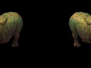 oyun modeli - mezar koruyucu canavar gergedan st 3D Model