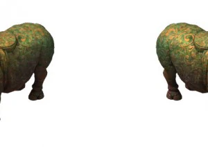 game model - the tomb guardian beast rhinoceros st 3D Model