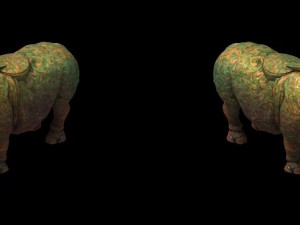 game model - the tomb guardian beast rhinoceros st 3D 模型