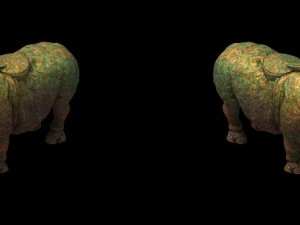 game model - the tomb guardian beast rhinoceros st 3D Model