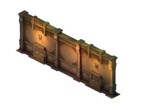 game model - the tomb wall 02 3D 모델