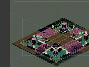 game model - the main tomb room sarcophagus panora 3D Model