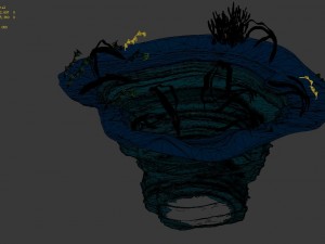 game model - seabed - big swirl 3D Model