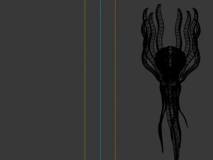 game model - seabed - phytoplankton 3D Model
