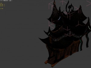 game model - seabed - palace 3D-Modell