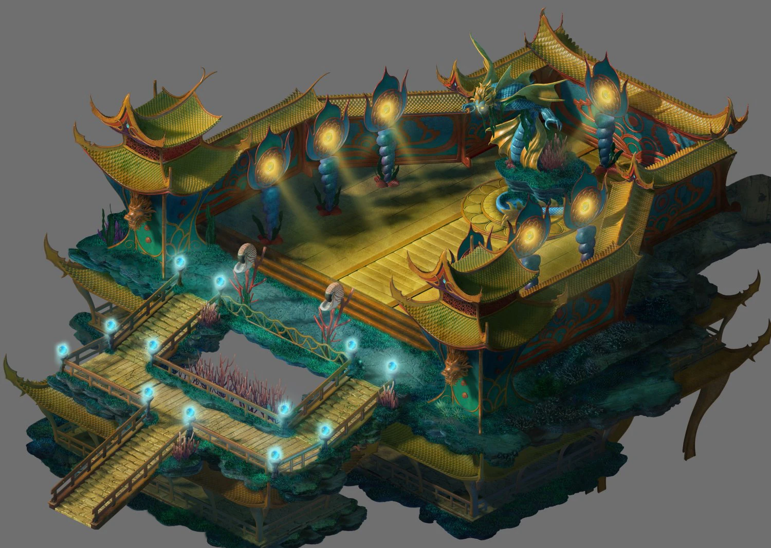 game model - seabed - mirage 3D Model .c4d .max .obj .3ds .fbx .stl .blend