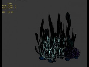game model - seabed - coral cluster 3D Модель