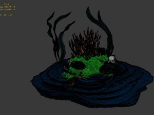 game model - seabed - coral reef 3D Model