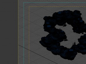 game model - seabed cliff 2 3D Model