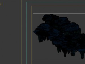 game model - seabed cliff 5 Model 3D
